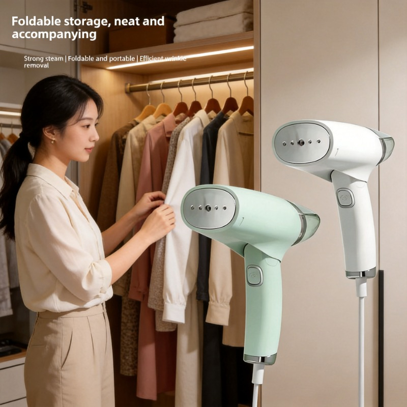 Mini Iron Travel - เครื่องรีดผ้าแบบพกพา 110V แบบแขวนได้, เตารีดไอน้ำไฟฟ้าขนาดเล็ก เตารีดพกพาสำหรับเดินทาง เครื่องใช้ไฟฟ้าขนาดเล็กสำหรับใช้ในบ้าน