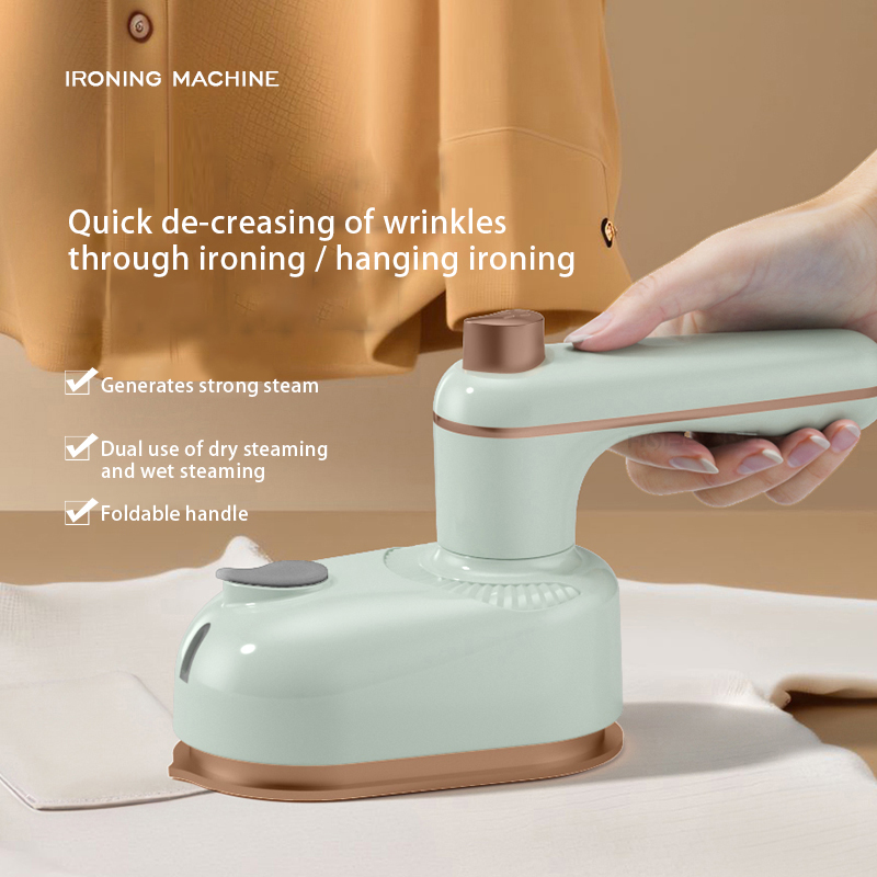 Mini Iron Travel - มินิหมุนไฟฟ้า Travel Iron Dual Steam และแห้งแบบพกพาสเปรย์น้ําอ่อนโยนบนเสื้อผ้าเครื่องทําความร้อนอย่างรวดเร็ว