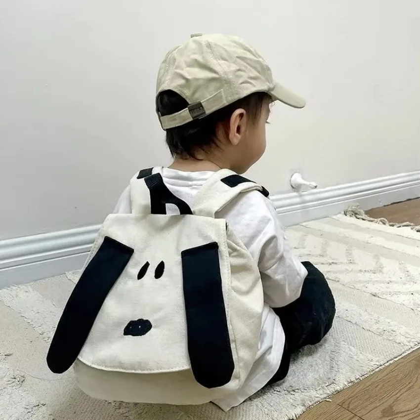 Travel Accessories For Dogs - 1 ชิ้นกระเป๋าเป้สะพายหลังการ์ตูนสุนัขน่ารักเด็กชายและเด็กหญิงแฟชั่นผ้าใบกระเป๋าเดินทาง