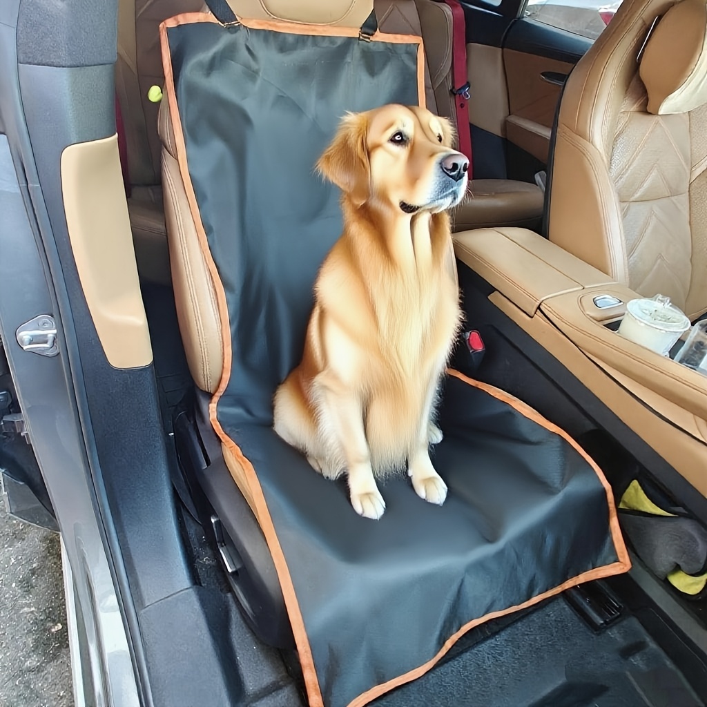 Travel Accessories For Dogs - อุปกรณ์เสริมสำหรับการเดินทางของสัตว์เลี้ยง แผ่นป้องกันเบาะหลังรถยนต์ ทำจากหนังกันน้ำ กันรอยขีดข่วน ทนต่อสิ่งสกปรก สำหรับสุนัขและแมว