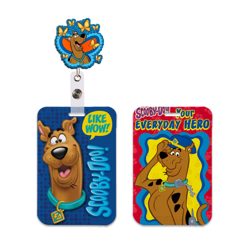 Travel Accessories For Dogs - ซองใส่บัตรลายการ์ตูนรูปสุนัข พร้อมสายคล้องคอ สำหรับใส่บัตรประจำตัว บัตรนักเรียน บัตรโดยสาร บัตรธนาคาร