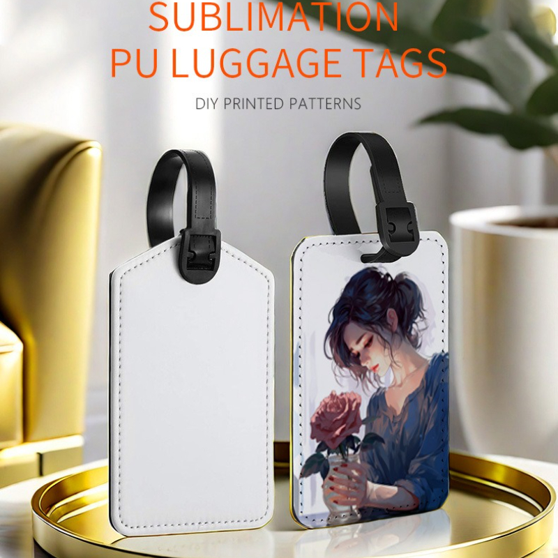 Travel Accessories Personalised - ป้ายกระเป๋าเดินทางหนัง PU รูปภาพแบบกำหนดเอง ป้าย ID กันน้ำรูปภาพแบบกำหนดเอง