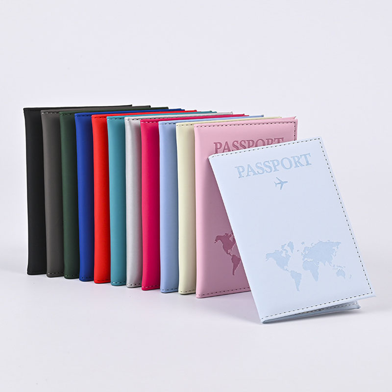Travel Accessories Kmart - คนรักแผนที่โลกปกหนังสือเดินทาง Hot Stamping Simple เครื่องบินผู้หญิงกระเป๋าเดินทางผู้ชายหนังสือเดินทางแฟชั่นงานแต่งงานของขวัญ