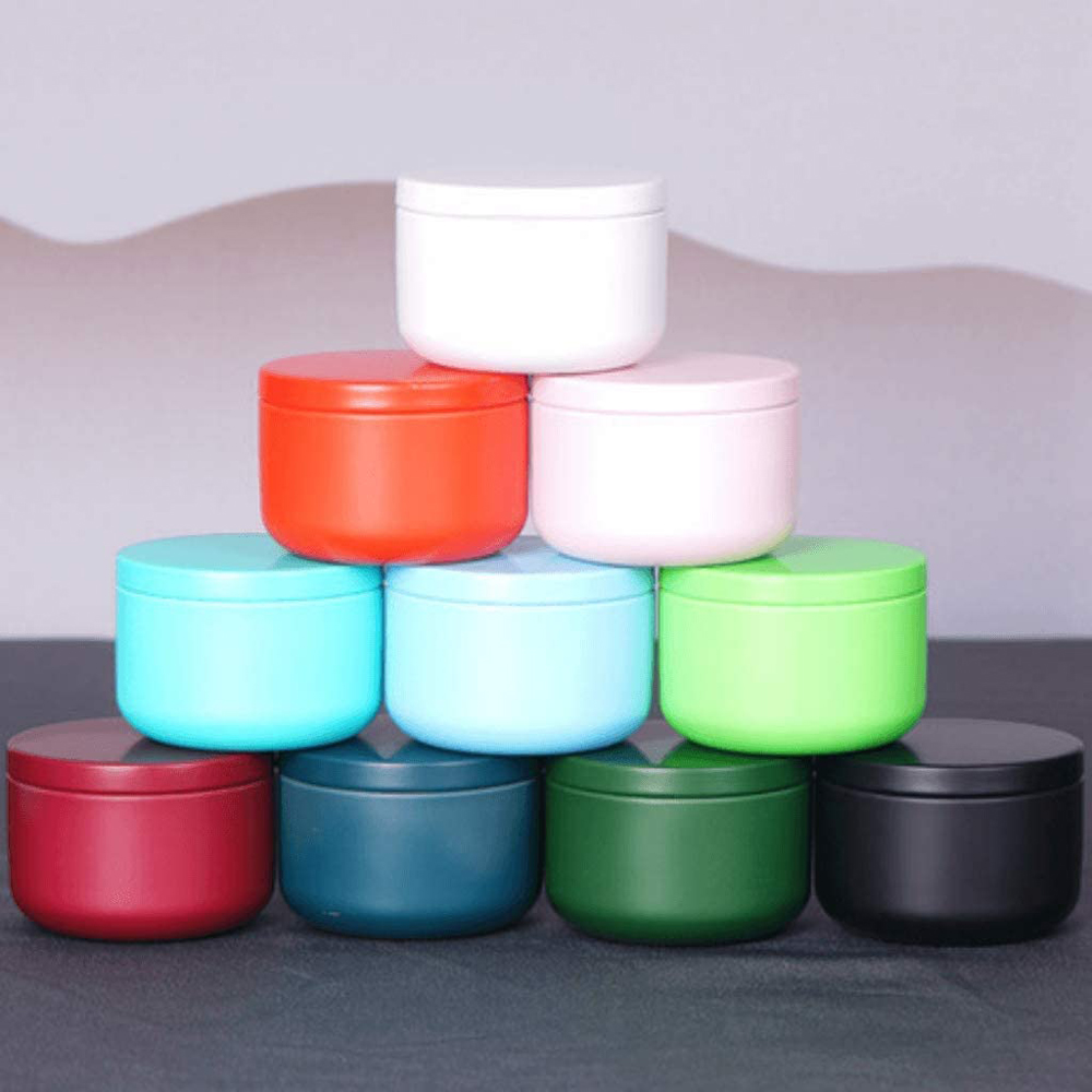 Mini Iron Travel - กระป๋องชาพร้อมฝาปิด Airtight เหล็กวิลาดภาชนะเก็บชา Mini แบบพกพากล่องเทียนทําปิดผนึกกระป๋องเครื่องประดับกาแฟกล่องเครื่องเทศ