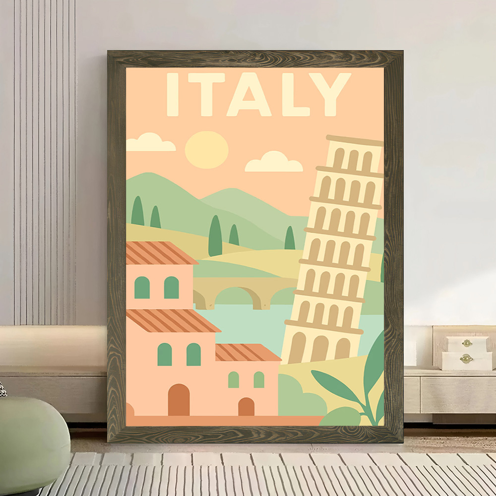 อิตาลี ทราเวล แคนวาส วอลล์ อาร - Travel Accessories Italy บทวิจารณ์และราคา