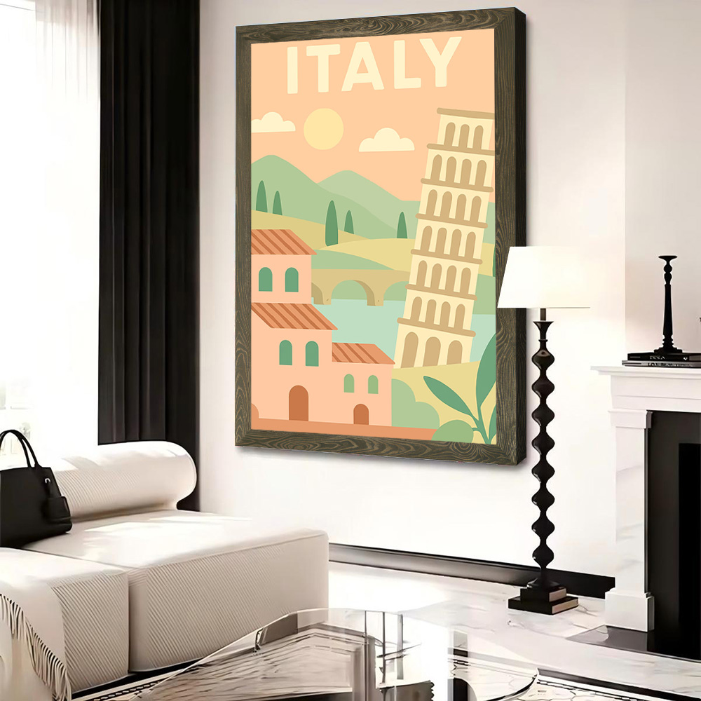 อิตาลี ทราเวล แคนวาส วอลล์ อาร - Travel Accessories Italy บทวิจารณ์และราคา