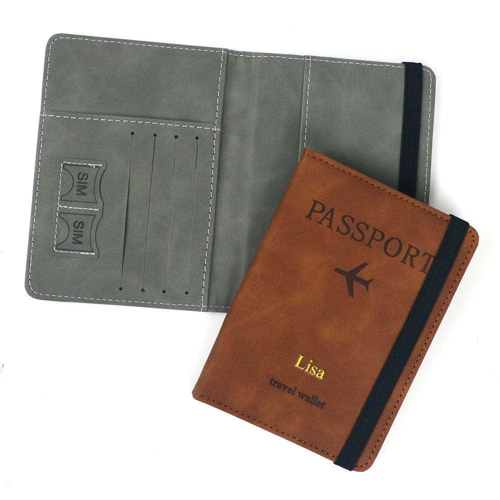 ซองใส่บัตรหนัง PU ป้องกัน RFID - Travel Accessories Personalised บทวิจารณ์และราคา