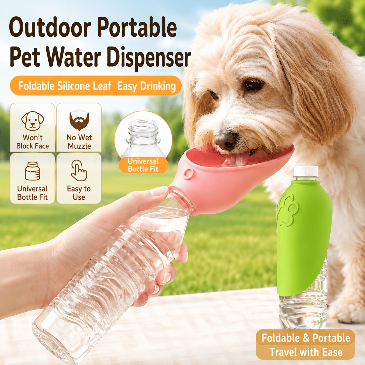 แก้วน้ำพกพาสำหรับสุนัข ใช้สำหร - Travel Accessories For Dogs บทวิจารณ์และราคา