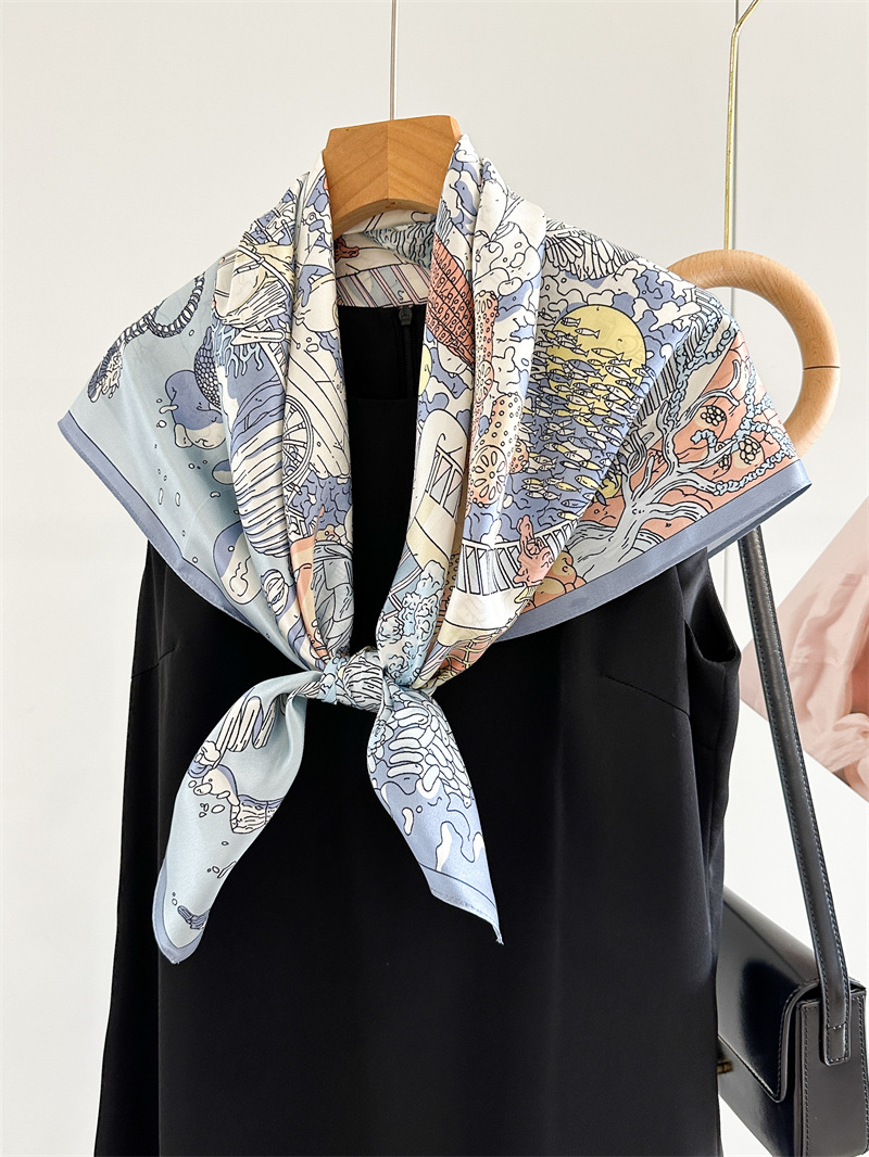 ผ้าพันคอผ้าไหมซาติน 12 มม. สำห - Travel Hair Accessories บทวิจารณ์และราคา