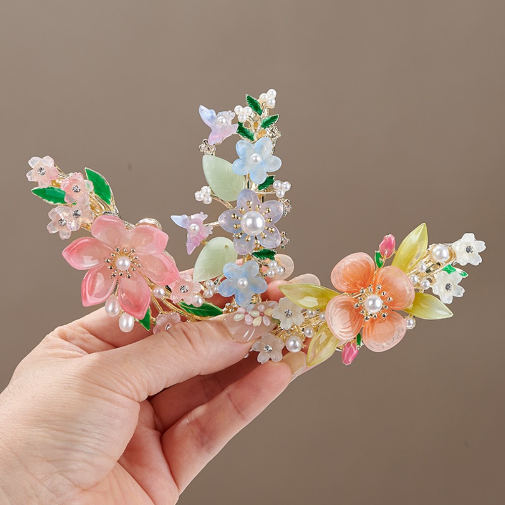 กิ๊บติดผมลายดอกไม้สไตล์จีนประด - Travel Hair Accessories บทวิจารณ์และราคา