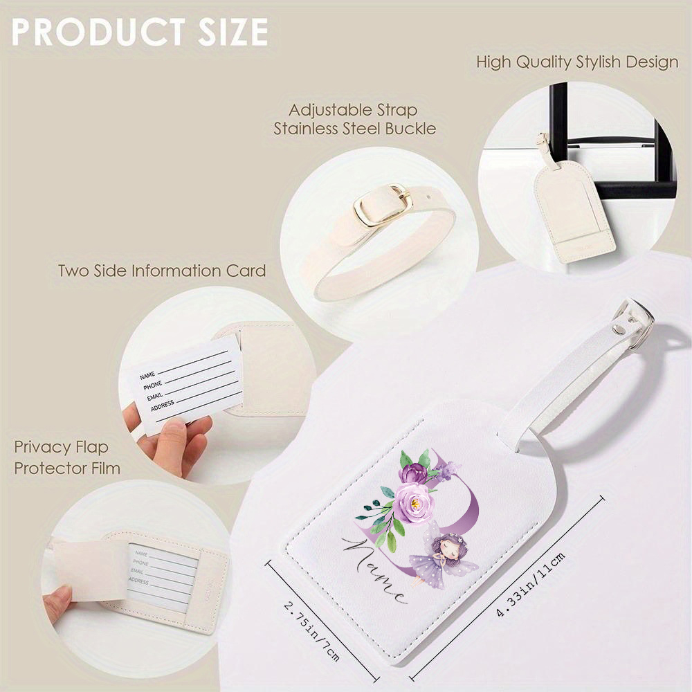 ป้ายติดกระเป๋า PU แบบส่วนตัว,  - Travel Accessories Personalised บทวิจารณ์และราคา