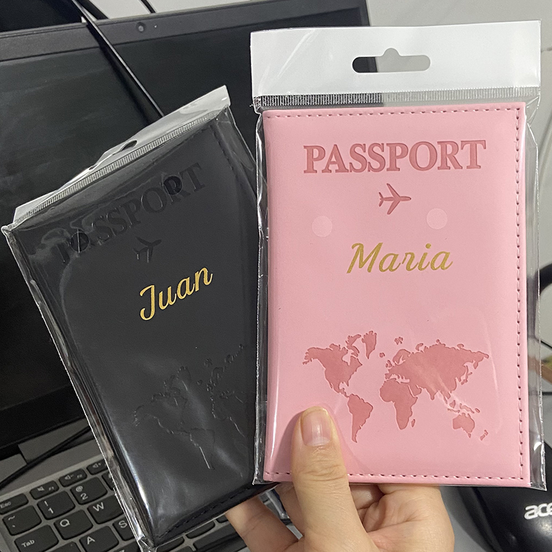 Custom Gold สีชื่อหนังสือเดินท - Travel Accessories Personalised บทวิจารณ์และราคา