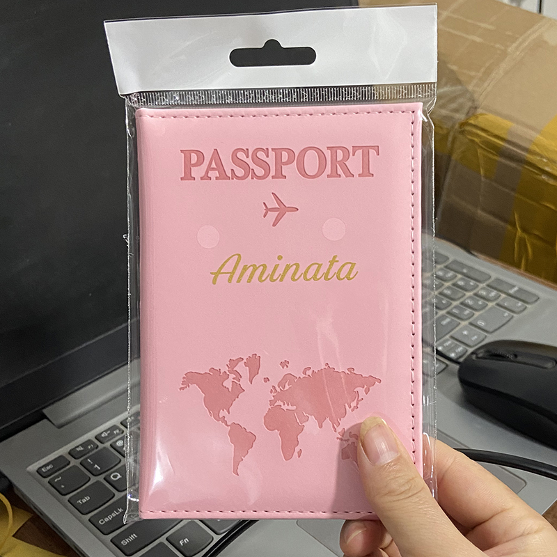 Custom Gold สีชื่อหนังสือเดินท - Travel Accessories Personalised บทวิจารณ์และราคา
