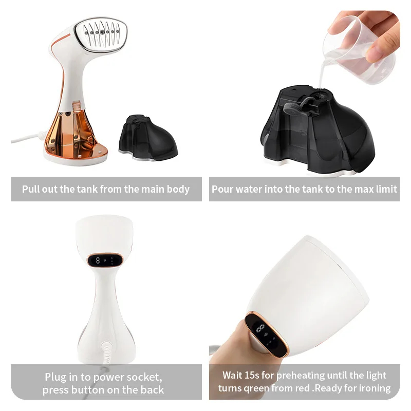 เตารีดไอน้ำแบบพกพา กำลังไอน้ำแ - Mini Iron Travel บทวิจารณ์และราคา