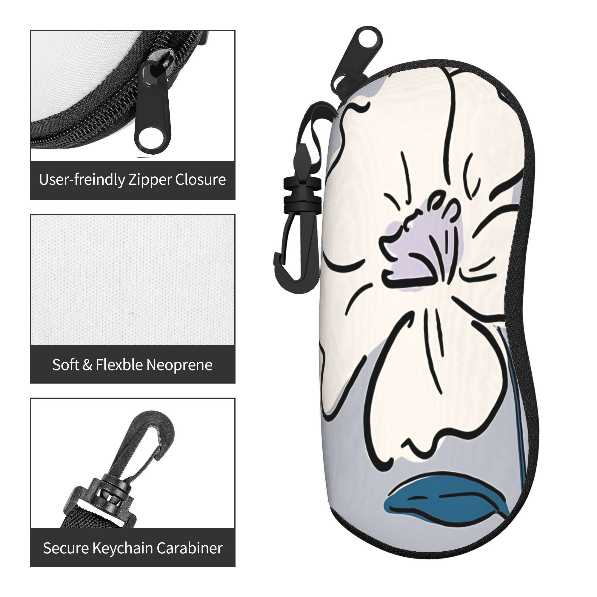 ตลาดดอกไม้ กล่องใส่แว่นตา ซองใ - Travel Accessories Market บทวิจารณ์และราคา