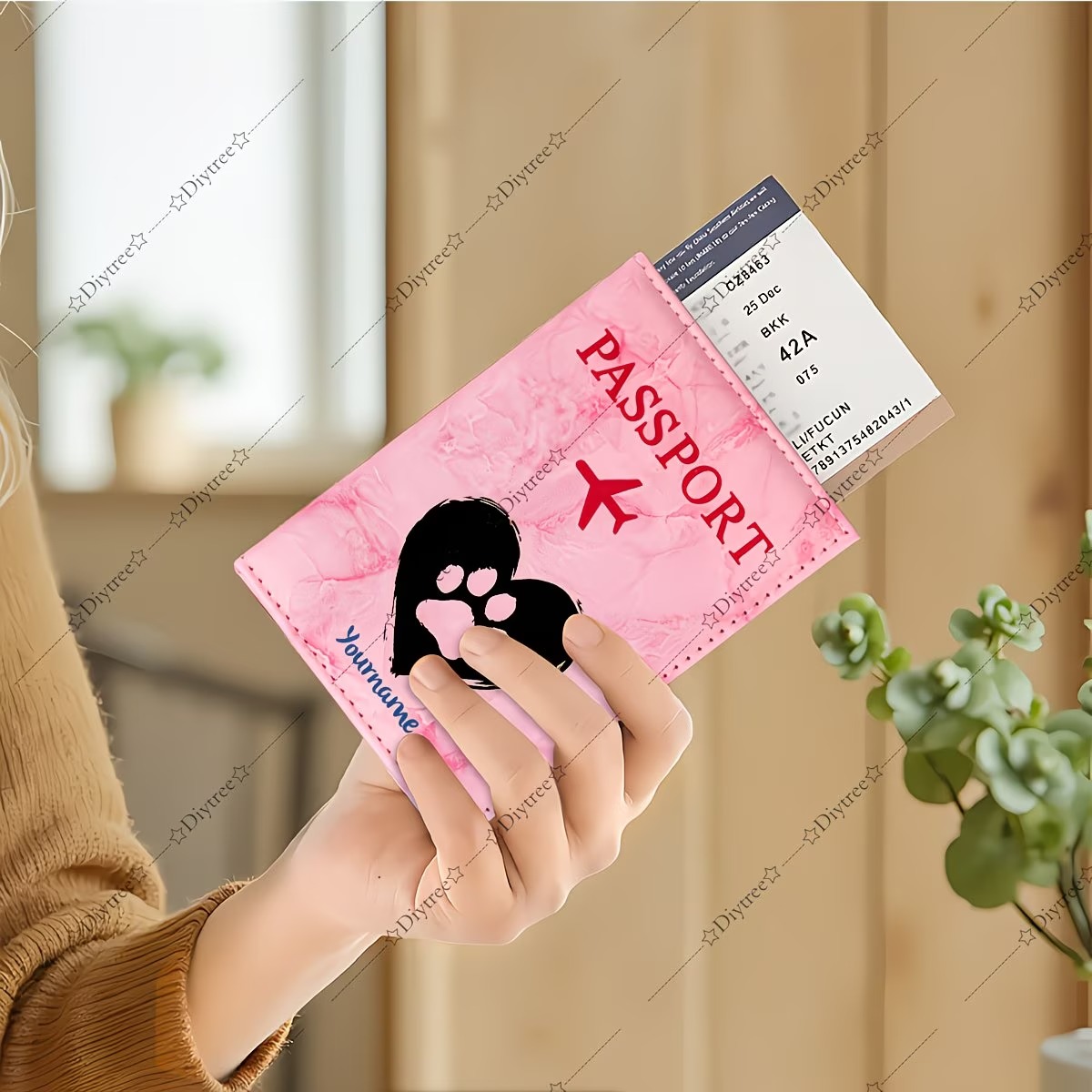 ปกหนังสือเดินทางสัตว์เลี้ยงลาย - Travel Accessories Personalised บทวิจารณ์และราคา