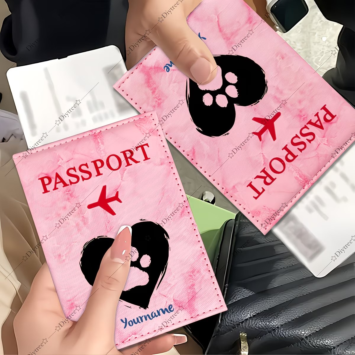 ปกหนังสือเดินทางสัตว์เลี้ยงลาย - Travel Accessories Personalised บทวิจารณ์และราคา
