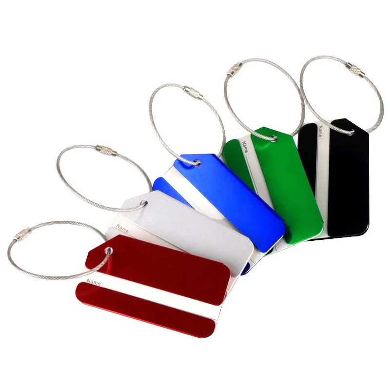 1 PC อลูมิเนียมแท็กกระเป๋าเดิน - Travel Accessories In Train บทวิจารณ์และราคา