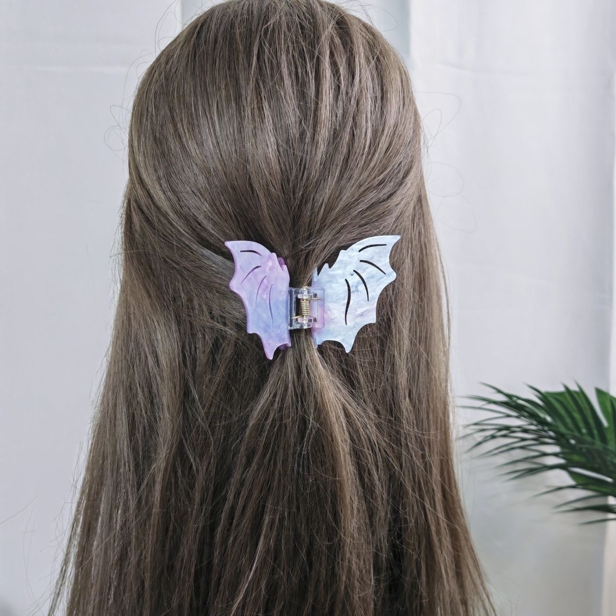 Hangzhi กิ๊บหนีบผมค้างคาวกลิตเ - Travel Accessories For Girls บทวิจารณ์และราคา
