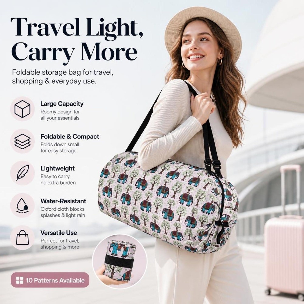 กระเป๋าช้อปปิ้งขนาดใหญ่ทนทานพร - Travel Accessories Market บทวิจารณ์และราคา