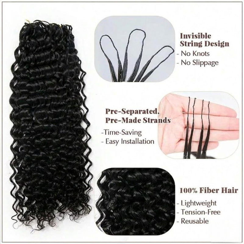 ขนนกสังเคราะห์แบบถักโครเชต์ 16 - Travel Hair Accessories บทวิจารณ์และราคา